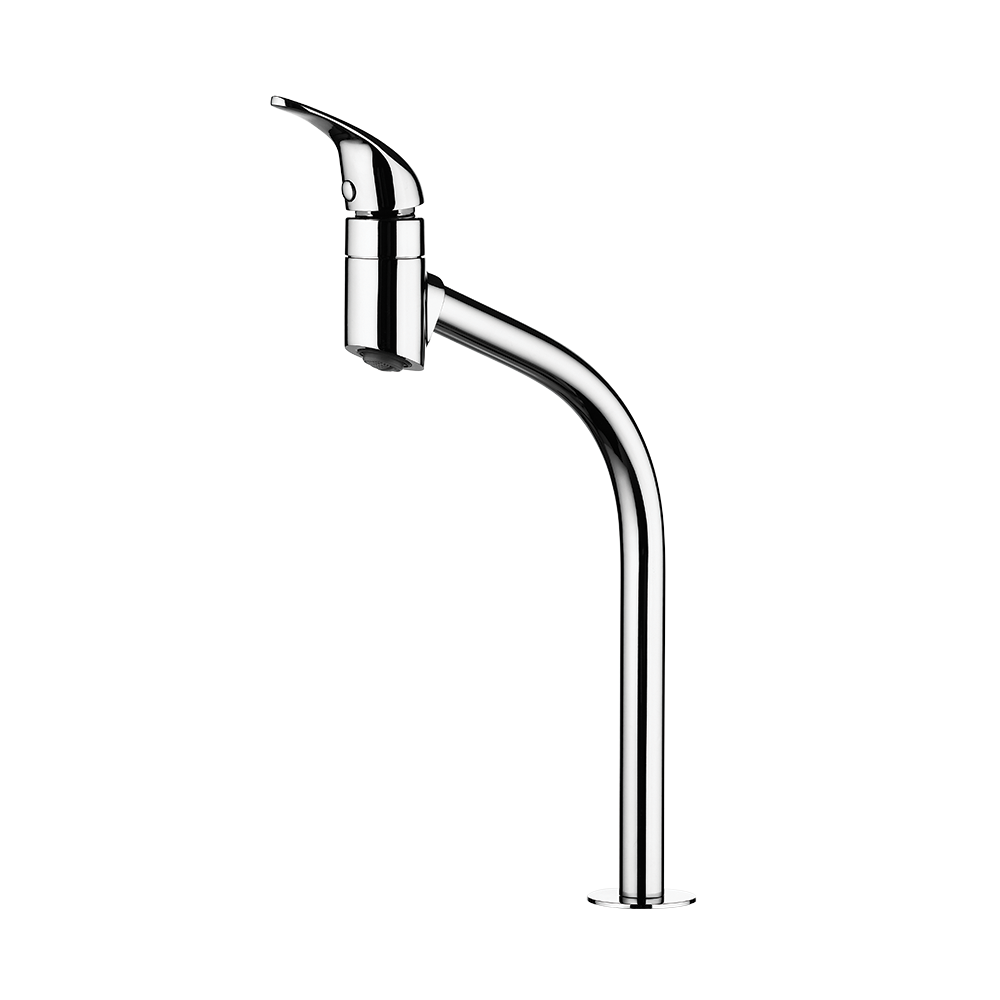 Deck mount Lavatory Faucet - High Spout