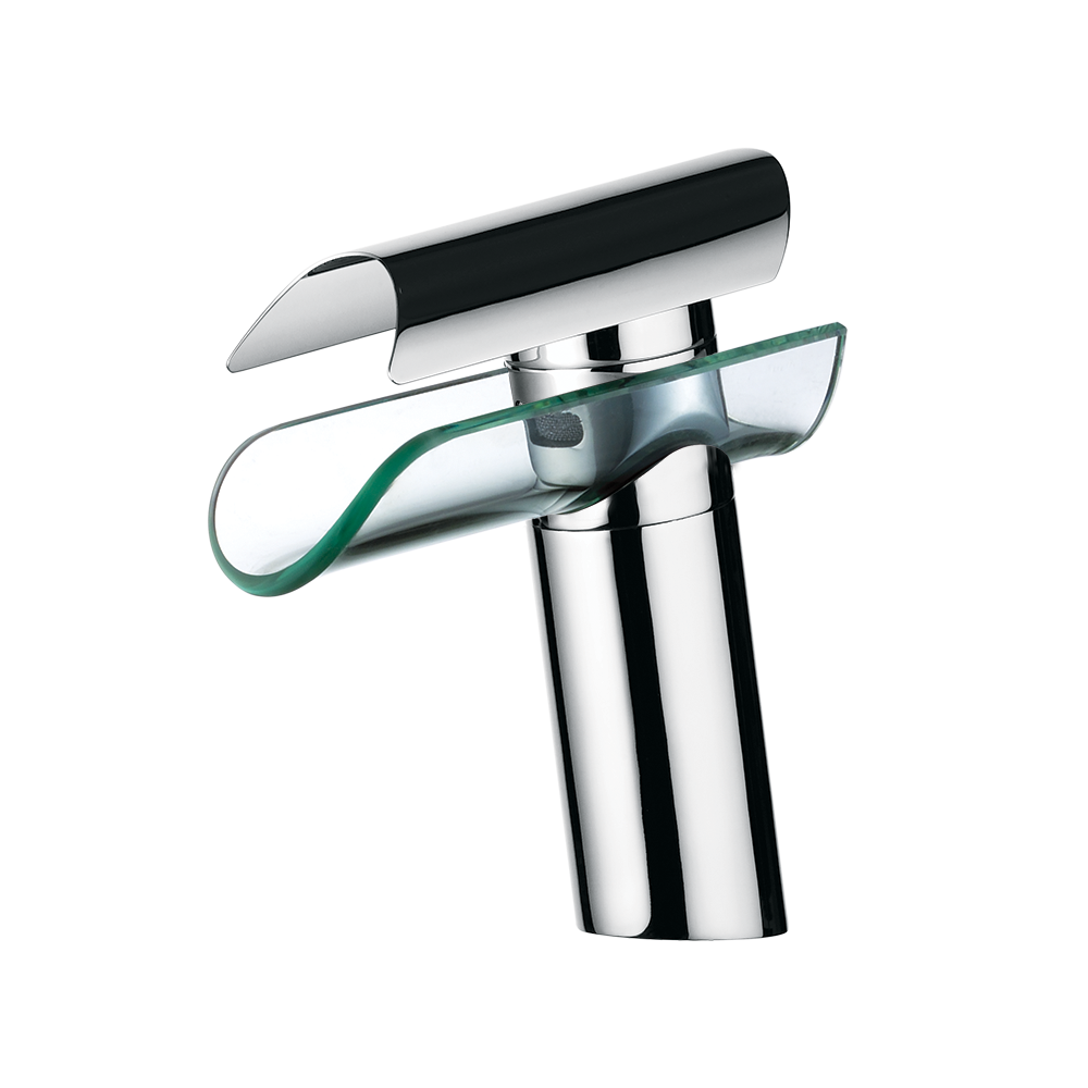 Deck mount Monocontrol - transparent glass