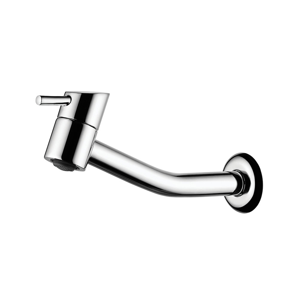 Wall mount lavatory faucet
