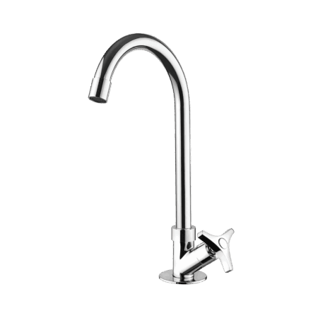 Kitchen deck mount Faucet - Movable spout