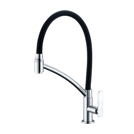 Kitchen deck mount Faucet - Movable spout