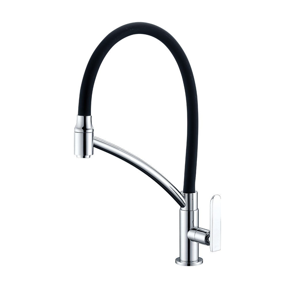 Kitchen deck mount Faucet - Movable spout