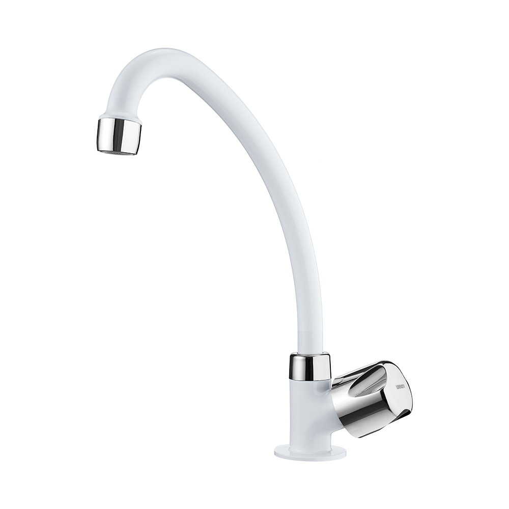Kitchen deck mount Faucet - Movable spout