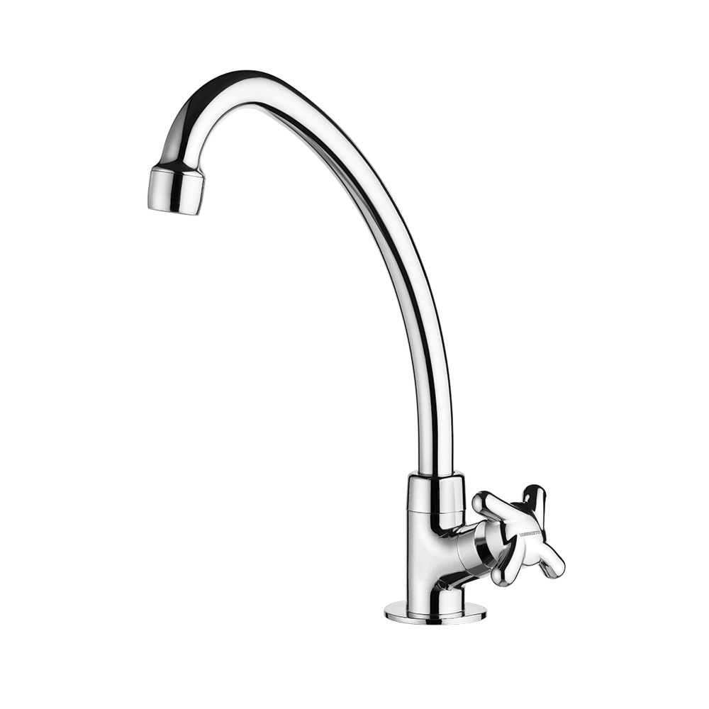 Kitchen deck mount Faucet - Movable spout