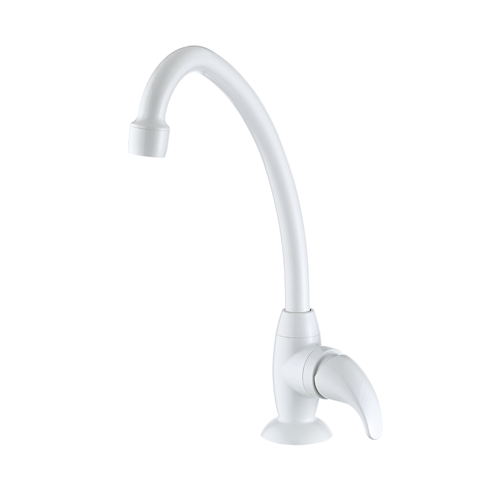 Kitchen deck mount Faucet - Movable spout