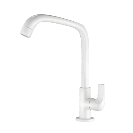 Kitchen deck mount Faucet - Movable spout