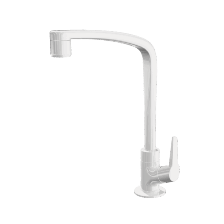 Kitchen deck mount Faucet - Movable spout