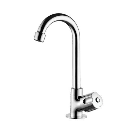 Deck mount Lavatory Faucet - High Spout