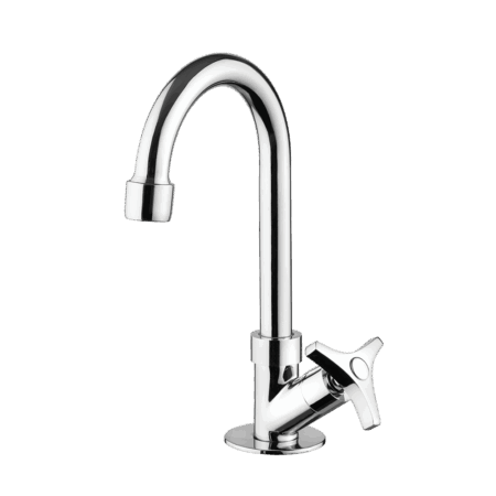 Deck mount Lavatory Faucet - High Spout