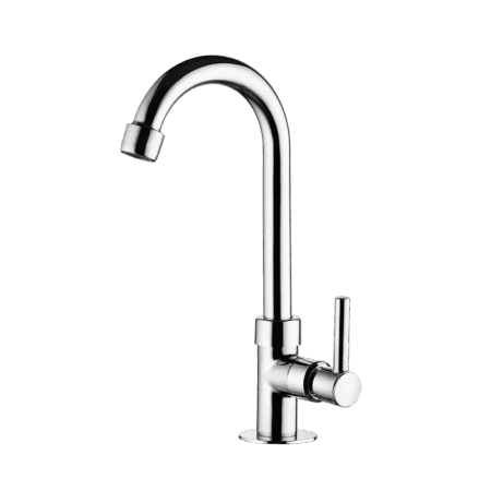Deck mount Lavatory Faucet - High Spout