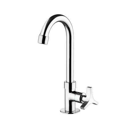 Deck mount Lavatory Faucet - High Spout
