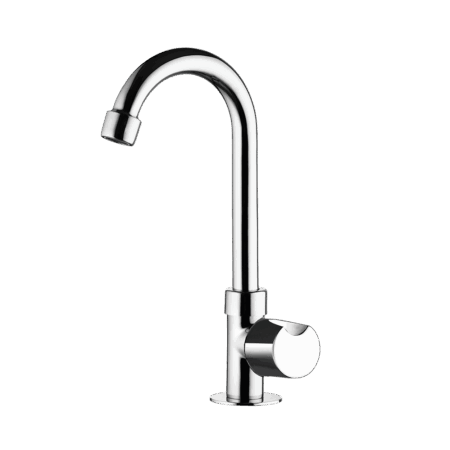 Deck mount Lavatory Faucet - High Spout