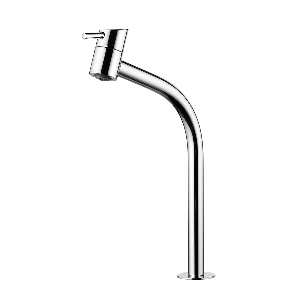 Deck mount Lavatory Faucet - High Spout