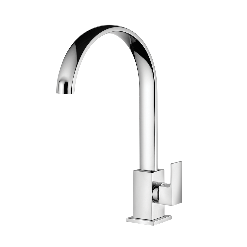 Deck mount Lavatory Faucet - High Spout