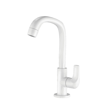 Deck mount Lavatory Faucet - High Spout