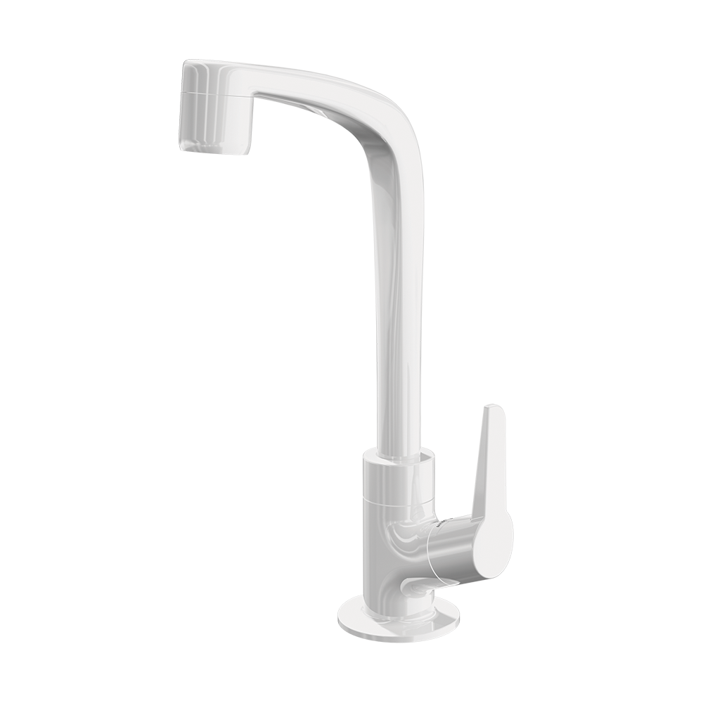 Deck mount Lavatory Faucet - High Spout
