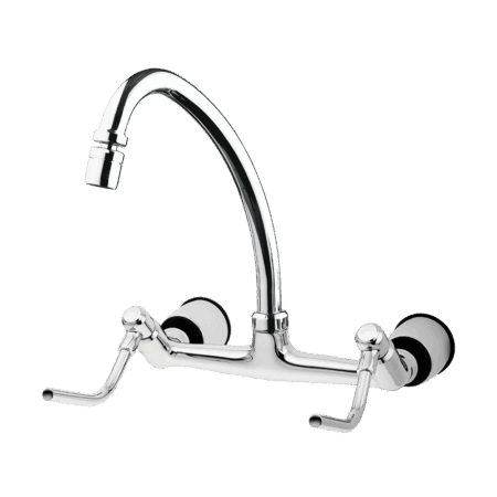 Hospital Wall mount Mixer - Movable Spout