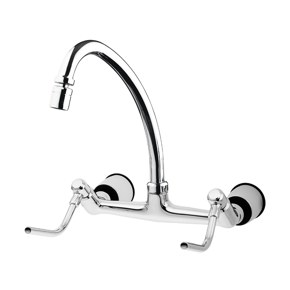 Hospital Wall mount Mixer - Movable Spout