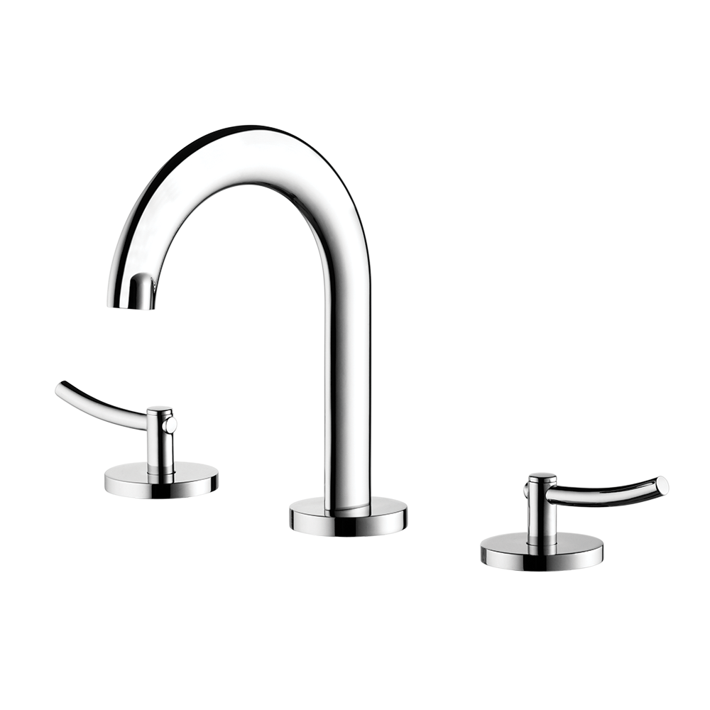 Deck mount Lavatory Mixer - High Spout