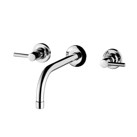 Wall mount lavatory faucet