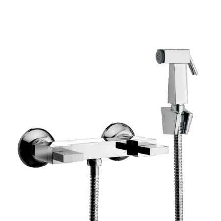 Personal shower hose in metal 1,20 m - DN 15-20 1/2 and 3/4