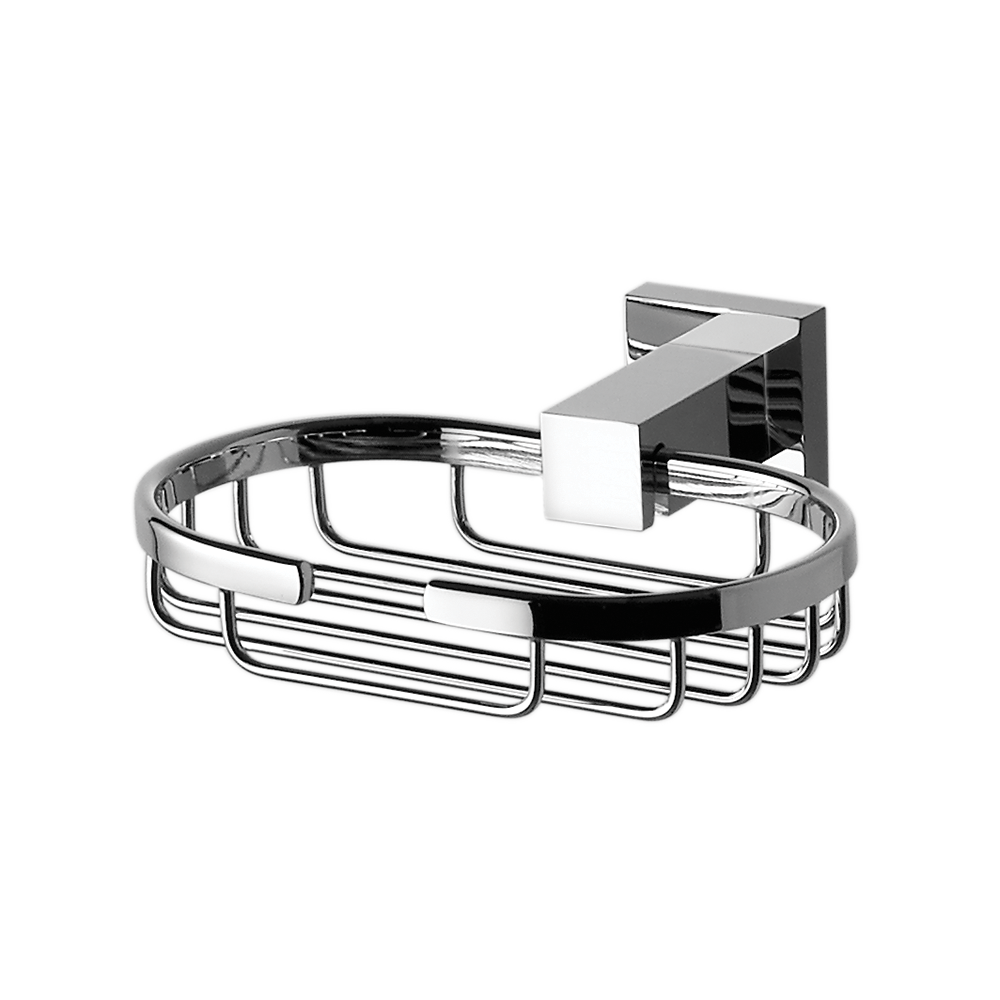 Metal soap dish with the wall mount