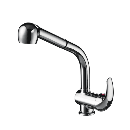 Single Command Mixer for Table Kitchen - High Nozzle Mobile Spray