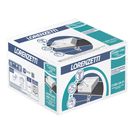 SA-01 Lavatory Combo + Siphon and Valve