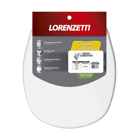 Toilet Seat for Loren One Soft Close