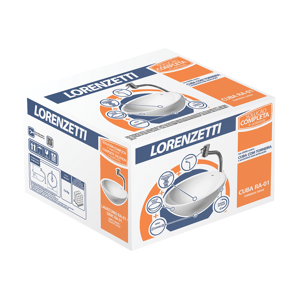 RA-01 Lavatory Combo with Faucet